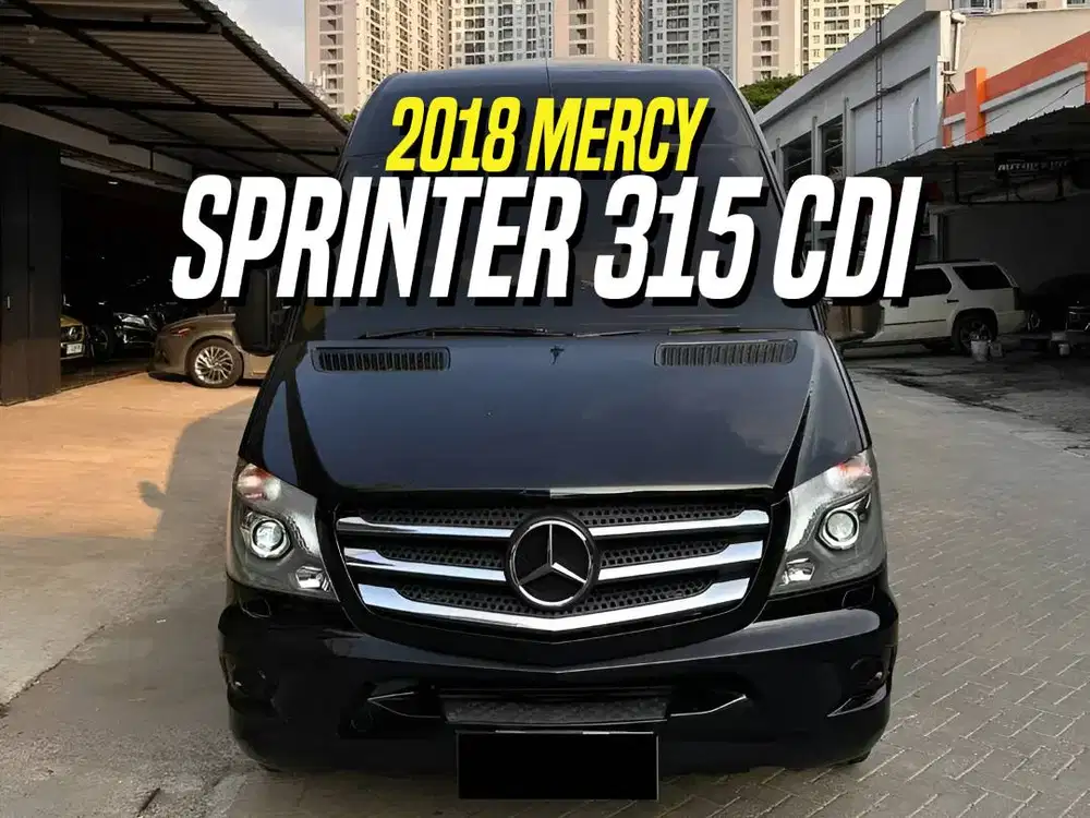 Mercedes Benz Sprinter 315 CDI A2 Van Wagon Diesel M/T 2019 NIK 2018