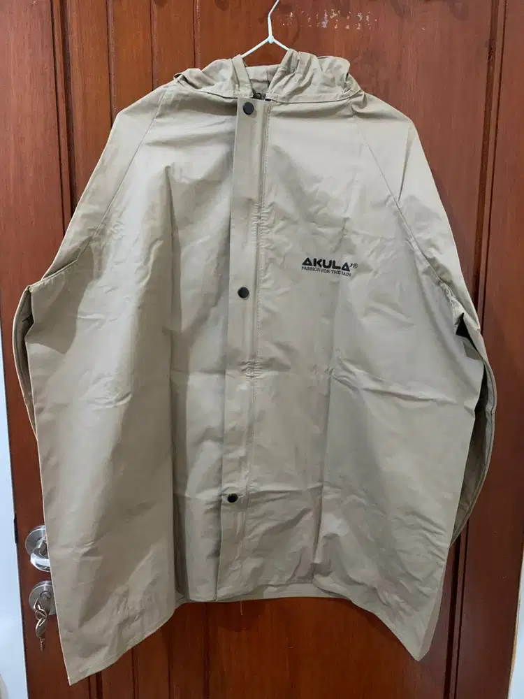 JAS HUJAN BY AKULA PRIA WANITA SETELAN BAJU CELANA BAHAN PVC 025 TEBAL