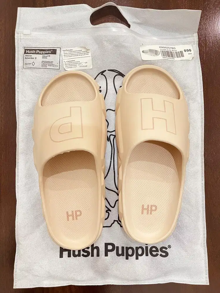 Hush Puppies Caine Slide Original - BEIGE - Sz 42