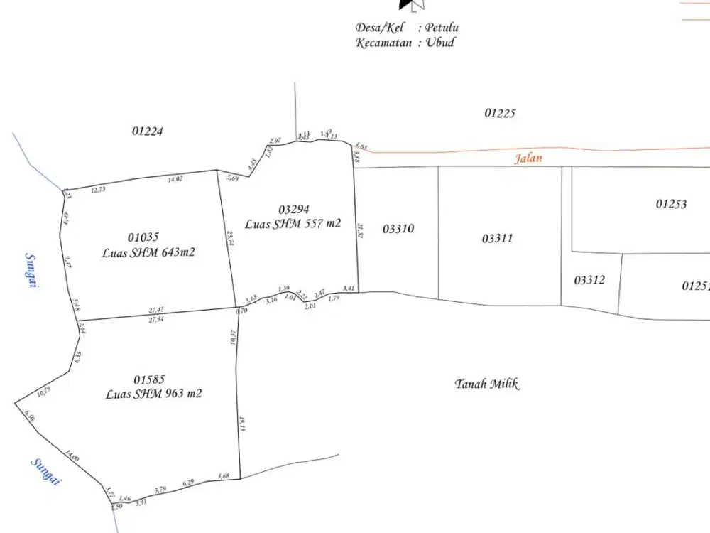 FOR SALE LAND IN UBUD-BALI