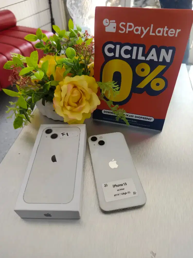 IP 13 128GB EX INTER NO SIMLOCK FULLSET DAN BERGARANSI