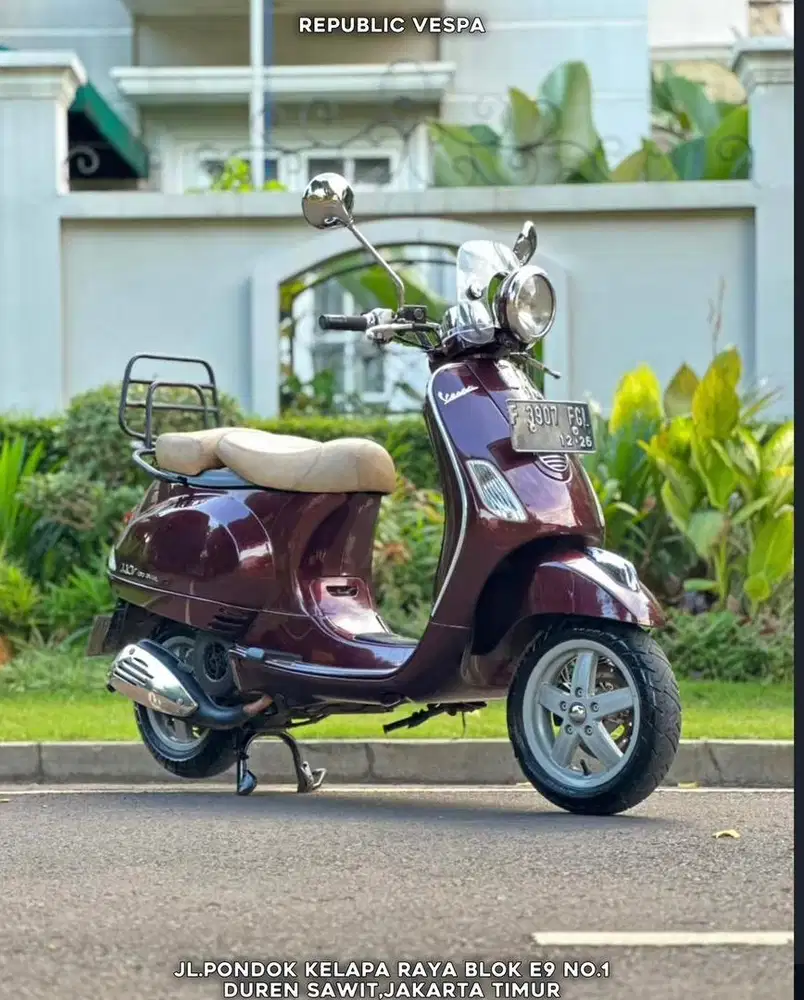 LXV 150 3V IE 2014 WARNA BURGUNDY