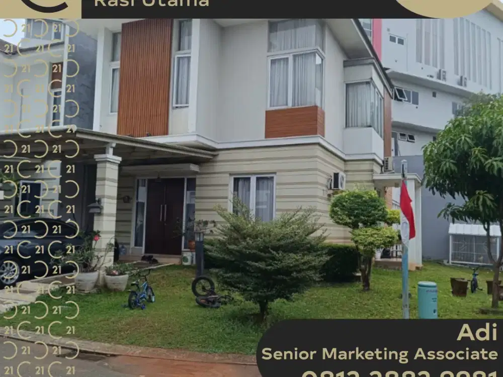DISEWAKAN RUMAH POSISI HOOK DI KOTA WISATA CIBUBUR