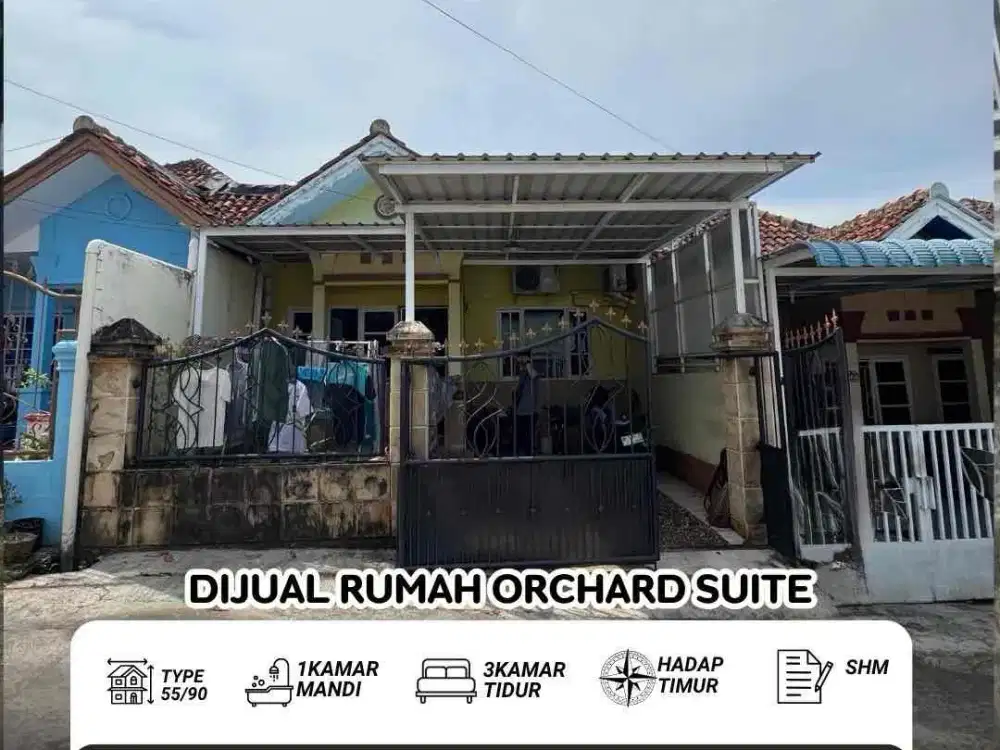 Dijual rumah siap huni orchard suite batam center