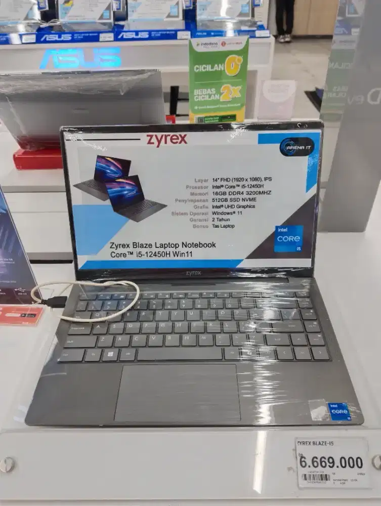 ZYREX BLAZE NOTEBOOK (RAM 16GB)