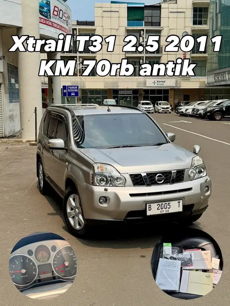 [KM 70rb] Nissan Xtrail 2.5 ST CVT AT 2011 Antik Full Original