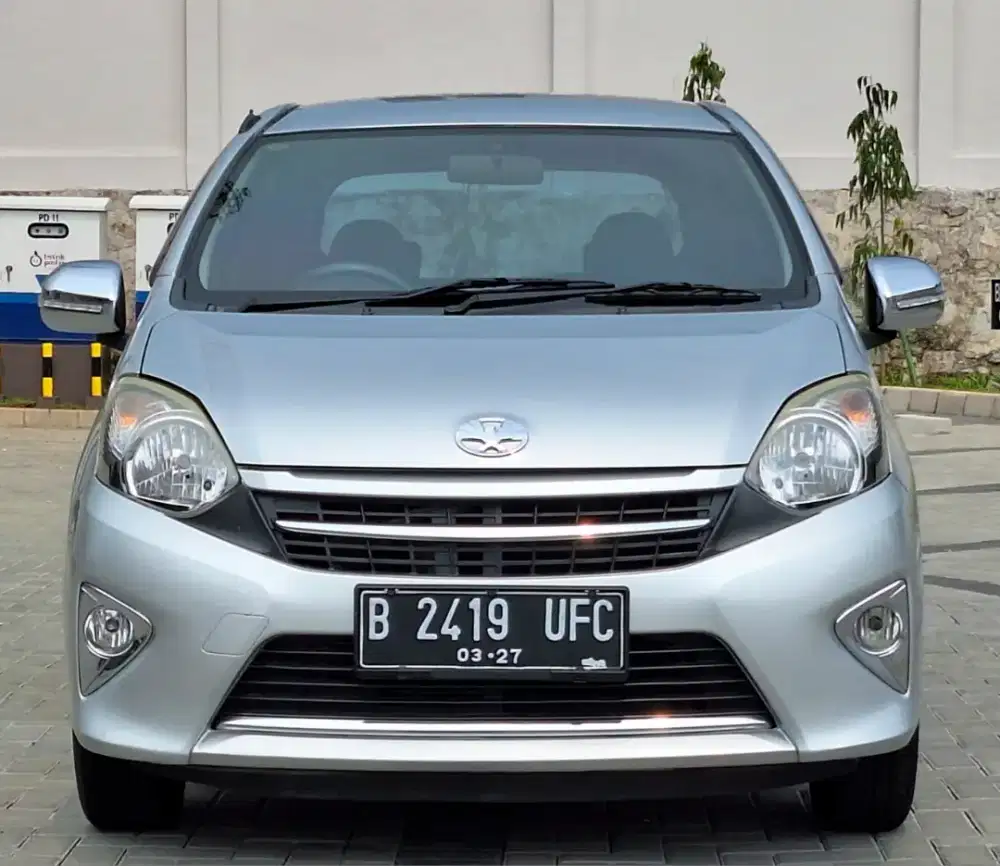 ( TDP : 2jt ) Agya G 1.0 AT/Metik 2017 Silver