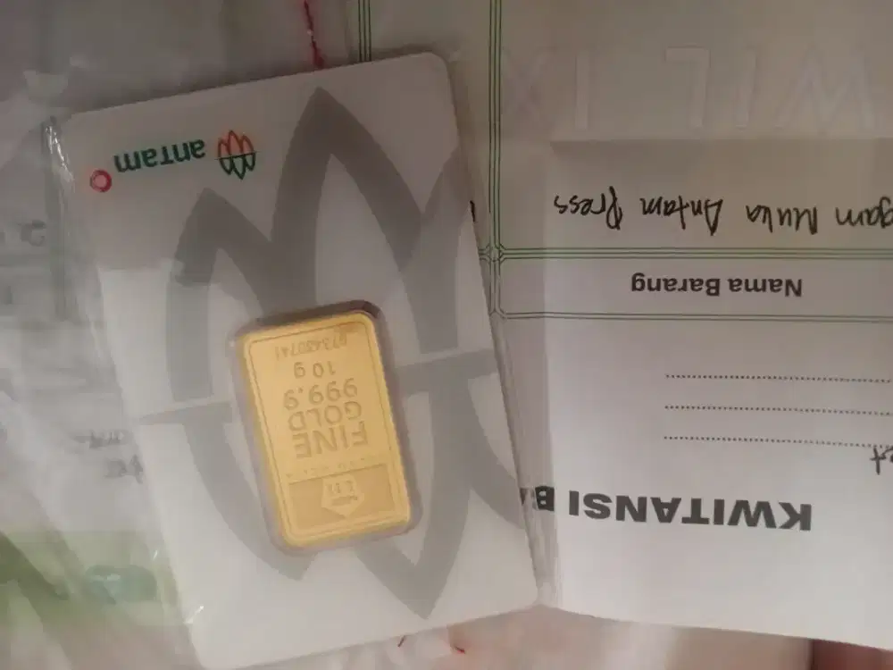 Logam mulia Antam 10 Gram