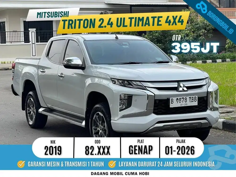 DOUBLE CABIN MURAH!!TRITON AWD ULTIMATE AT 2019