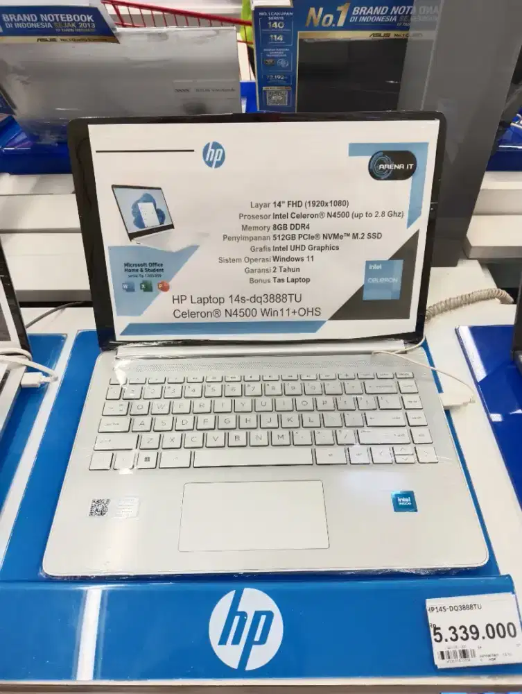 HP LAPTOP 14s-dq3888TU (Celeron N4500)