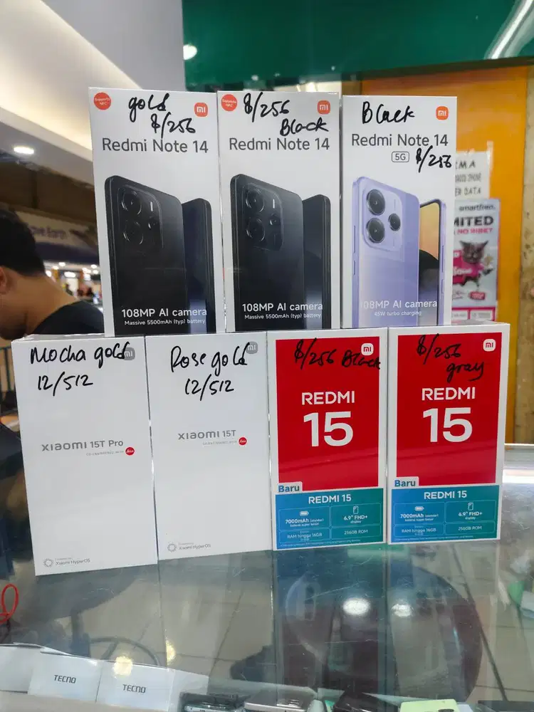 NEW REDMI 15 RAM 8/128