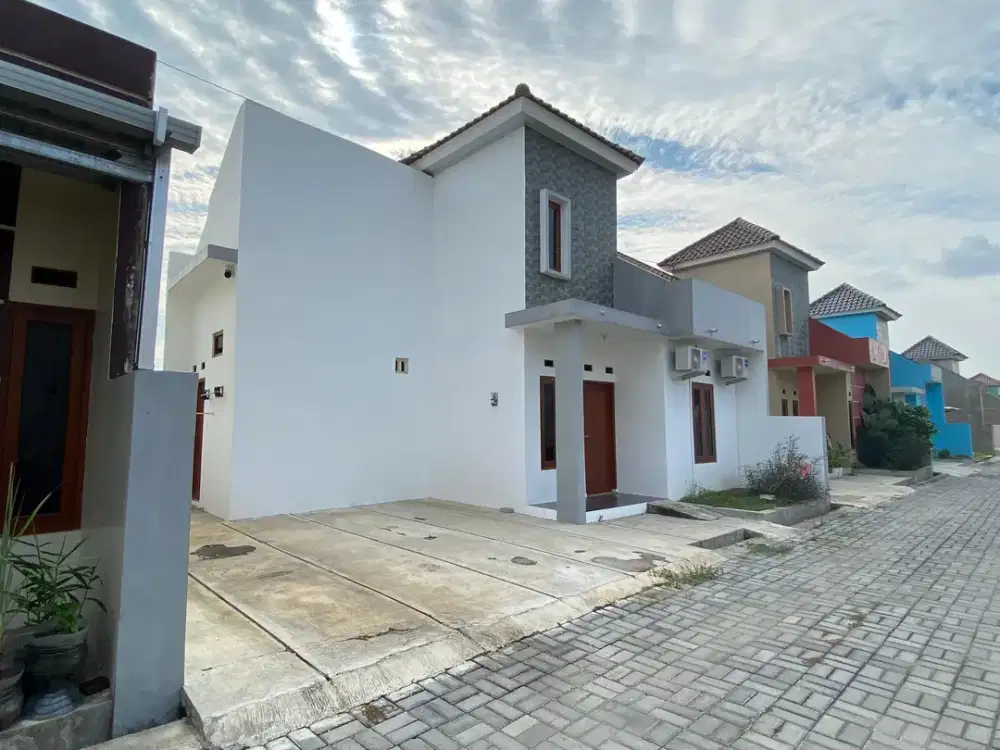 dijual rumah pesan bangun hunian cluster posisi rumah hadap timur