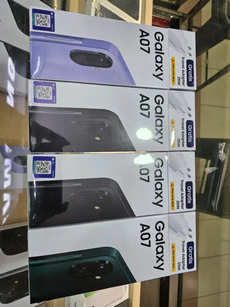 Samsung a07 4/64 garansi resmi no repack
