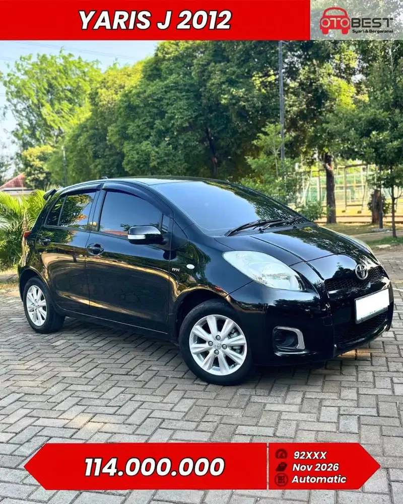 Toyota Yaris J AT Matic 2013 Mulus Plat Genap