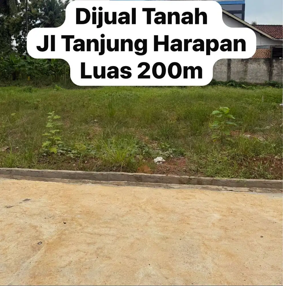 DIJUAL TANAH TANJUNG HARAPAN DEKAT PARAMONT