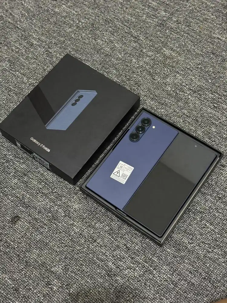 Samsung Z fold 6 ram 12/256gb navy resmi sein