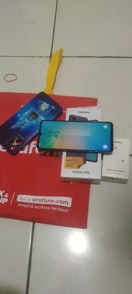 Samsung galaxy a06 Fullset masih Gress