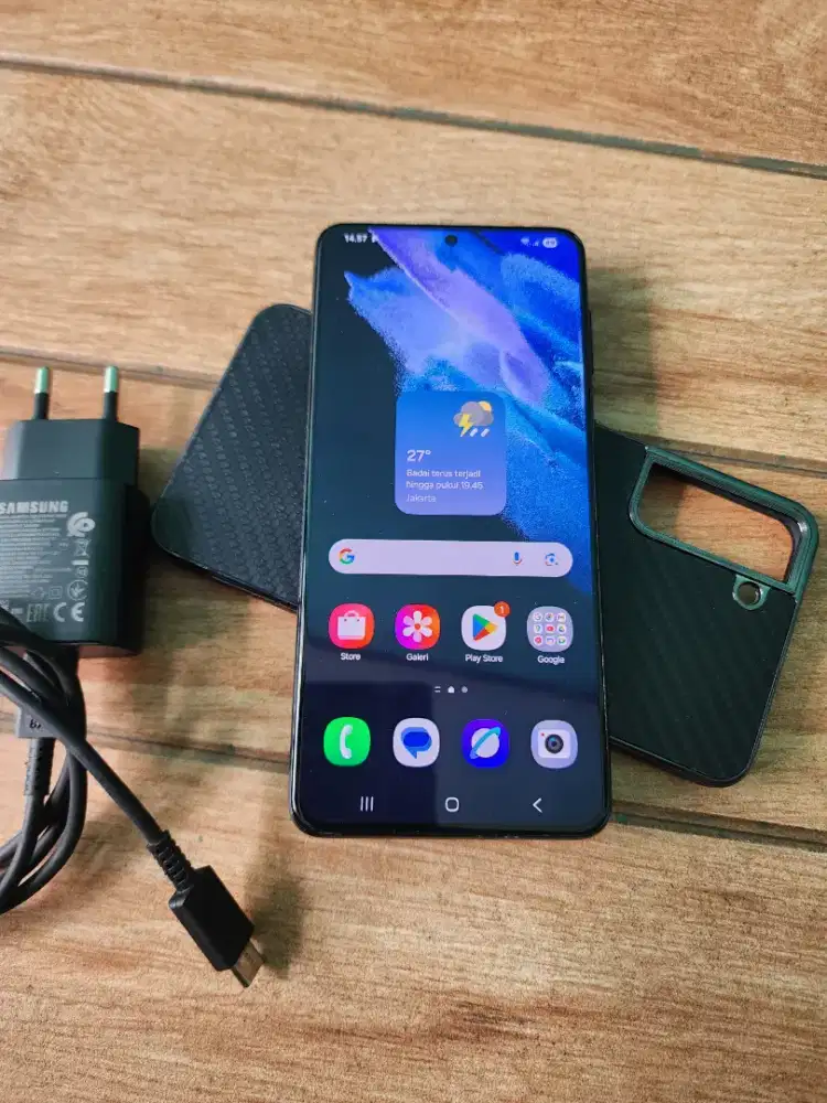 Samsung S21 plus 5G dual sim 8/256 ex resmi SEIN normal