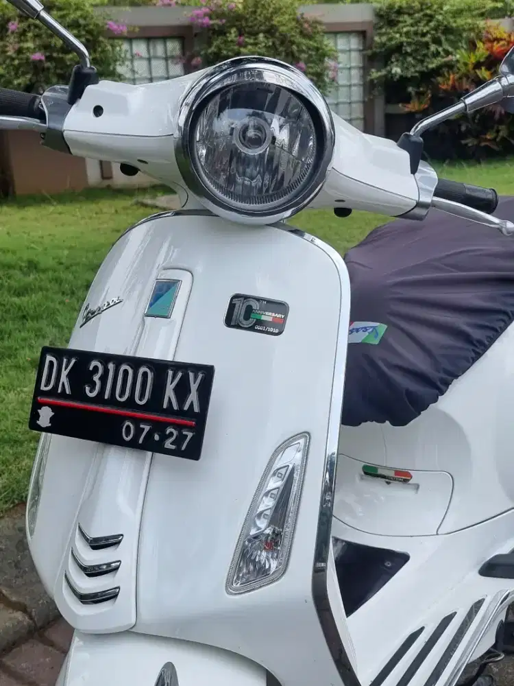 Vespa Primavera 150 3vie thn 2017 Putih Metalik Odo 23rb Koko Motor
