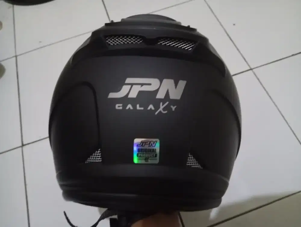 Helm half face JPN Galaxy Baru 3x pakai