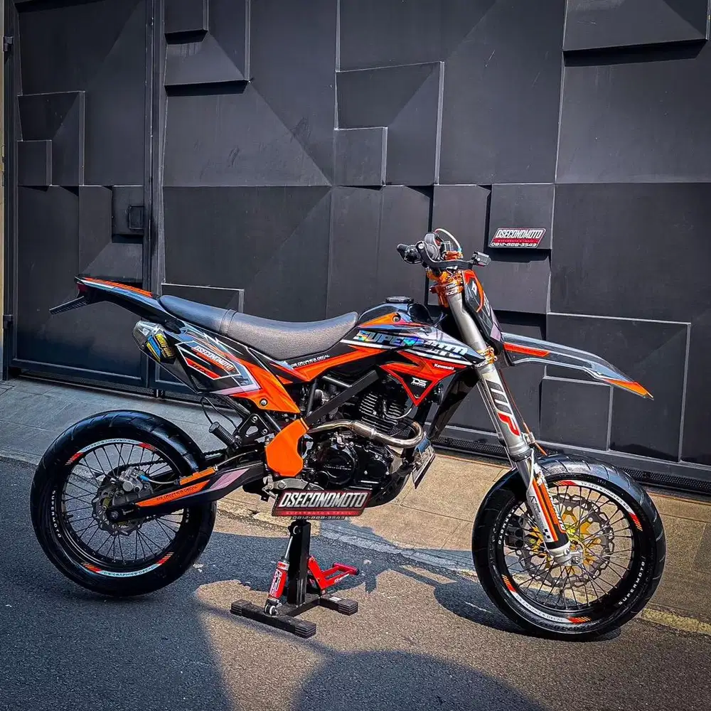 DTRACKER 150 2017‼️ SUPERMOTO TRAIL SUDAH FULL MODIF SIAP PAKAI