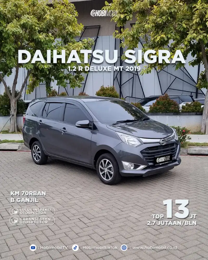 Sigra 1.2 R Deluxe MT Thn 2019