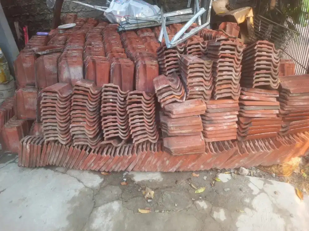 Genteng bekas,Genteng Glazur Jatiwangi Brown Color