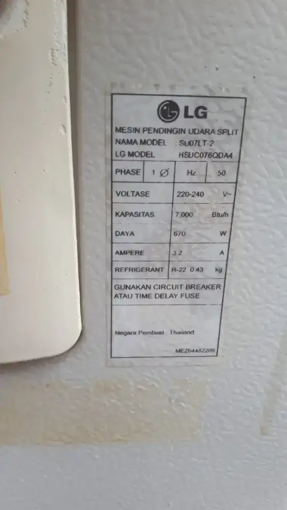 AC LG JUAL CEPAT AJA