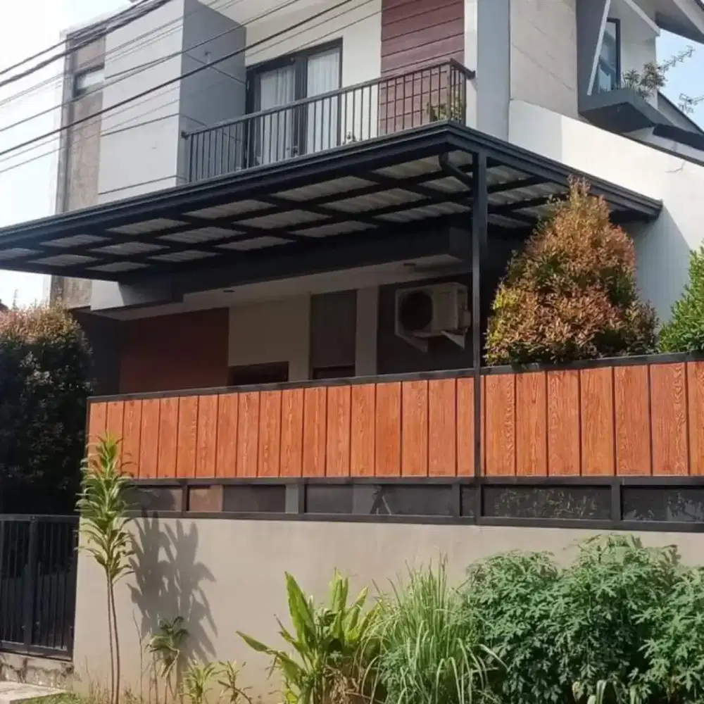 kanopi baja ringan atap spandek, alderon dan lainnya