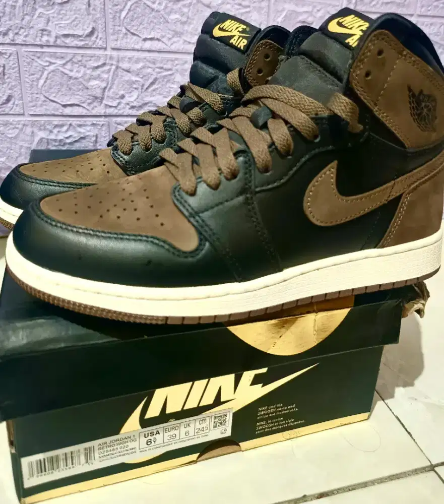 Air jordan 1 retro palomino second rasa baru mulus