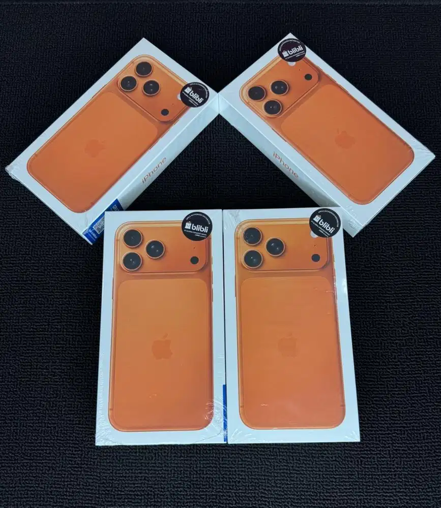 New iPhone 17 Pro Max 256 & 512GB garansi resmi 2 tahun