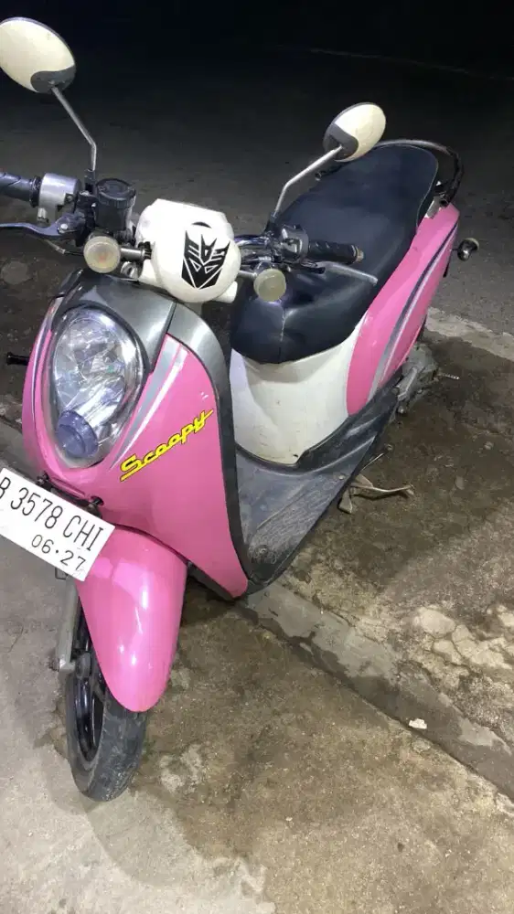 scoopy 2012 lengkap orisinil