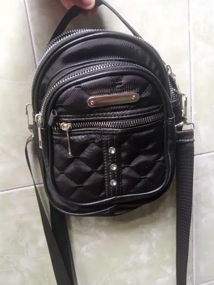 PRELOVED TAS SLEMPANG 3 IN 1 BAHAN NILON TEBAL