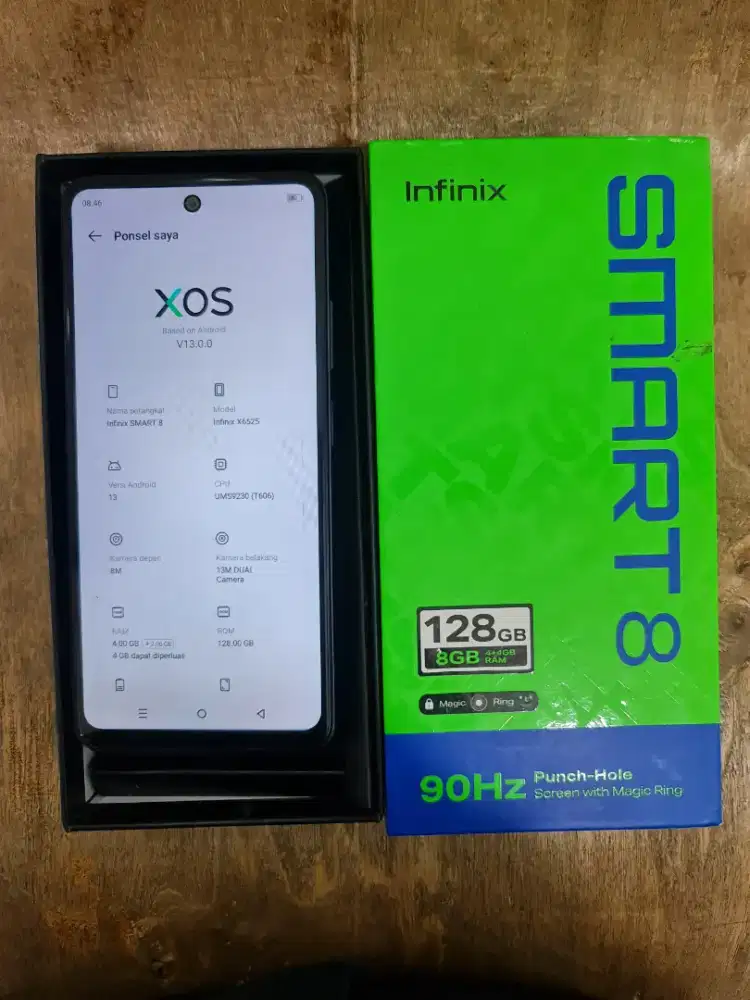 Infinix Smart8 4+4/128gb mulus