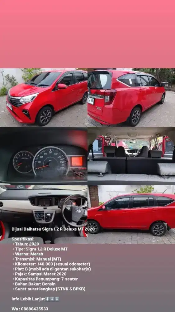 Daihatsu Sigra 1.2 R Deluxe MT 2020