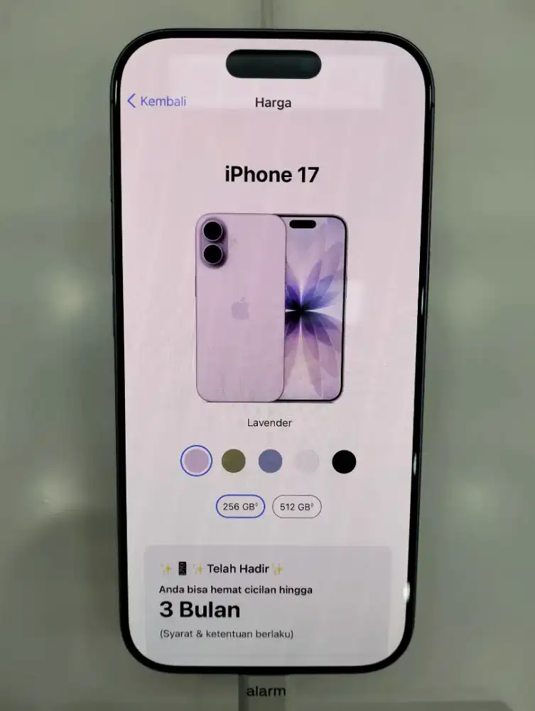 Cicilan Iphone 17 256 GB bebas 1x cicilan