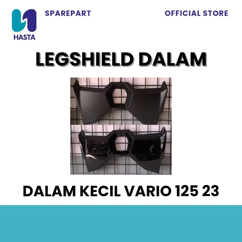 Sparepart motor Legshield dalam kecil vario 125 23 Hitam