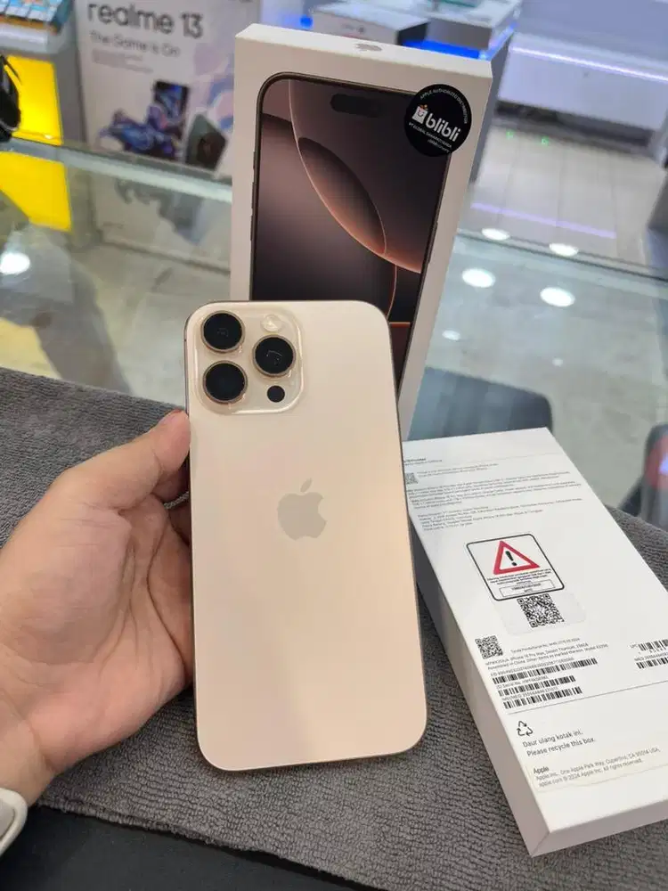 Iphone 16pro max 256 Desert Ibox On 12/04/2026 fullset |second