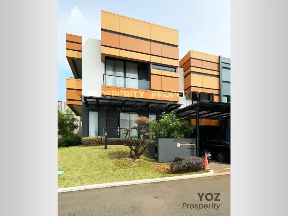 Rumah Hoek di Cluster Mozart Kawasan Symphonia Lebar 12 Sudah Furnished Interior Gading Serpong Tangerang