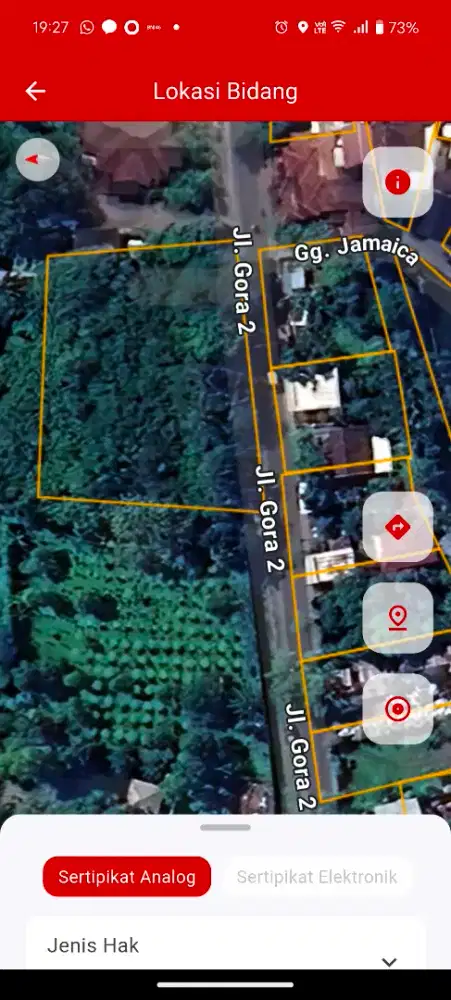 TANAH DIJUAL  pinggir jalan besar