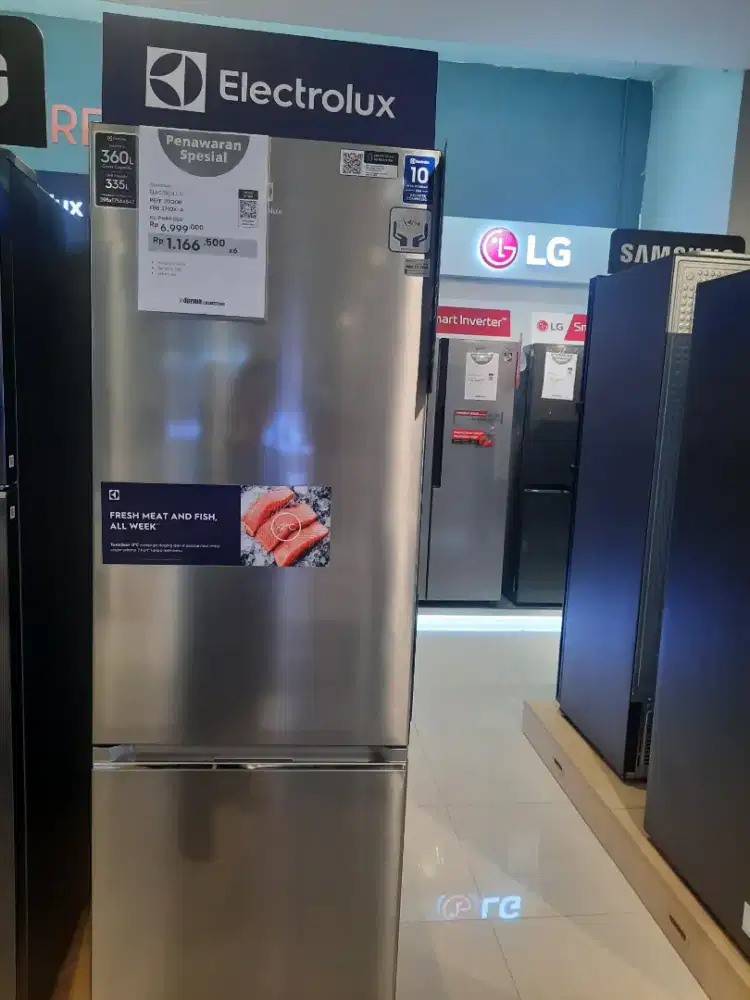 Kulkas 2 pintu Electrolux 335 Ltr