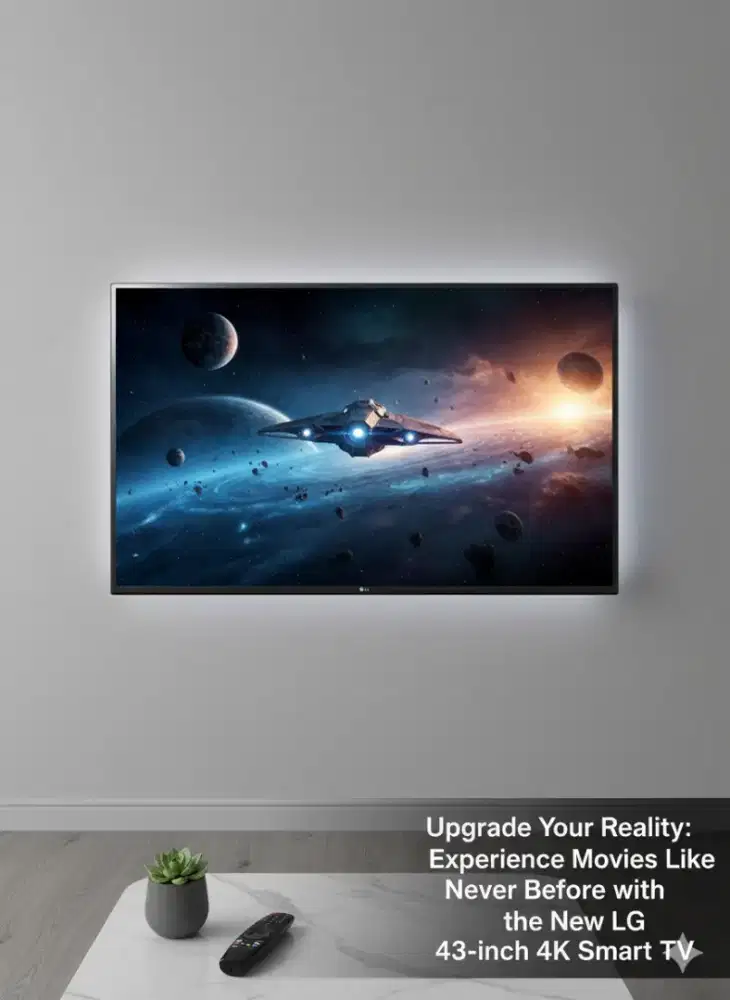 TV LED LG 43 Inch 4K Smart TV WebOS Model 43UM7600PTA