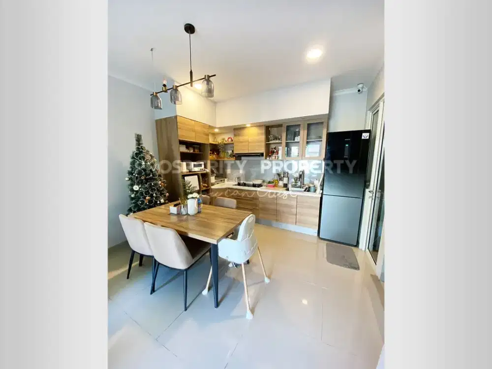 Rumah di Cluster Tesla Gading Serpong Sudah Renovasi 2 Lantai Termasuk Interior Cantik Siap Huni di Kawasan Scientia by Summarecon Tangerang
