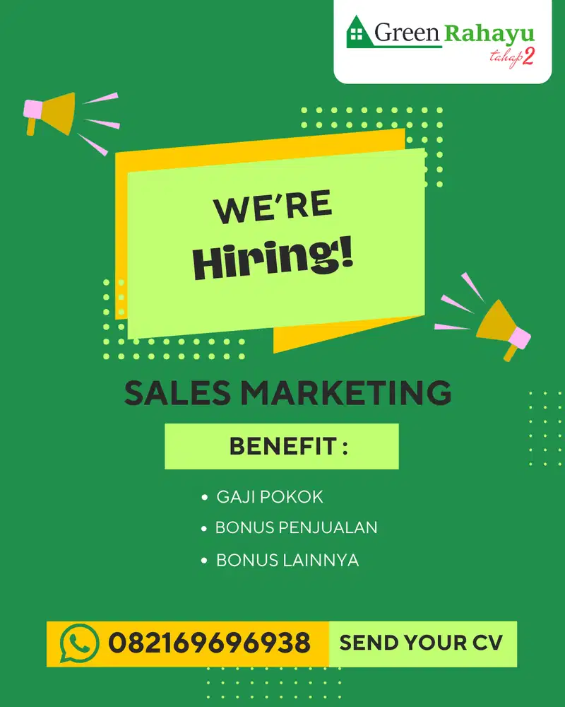 SALES MARKETING PROPERTY - bergabunglah bersama kami
