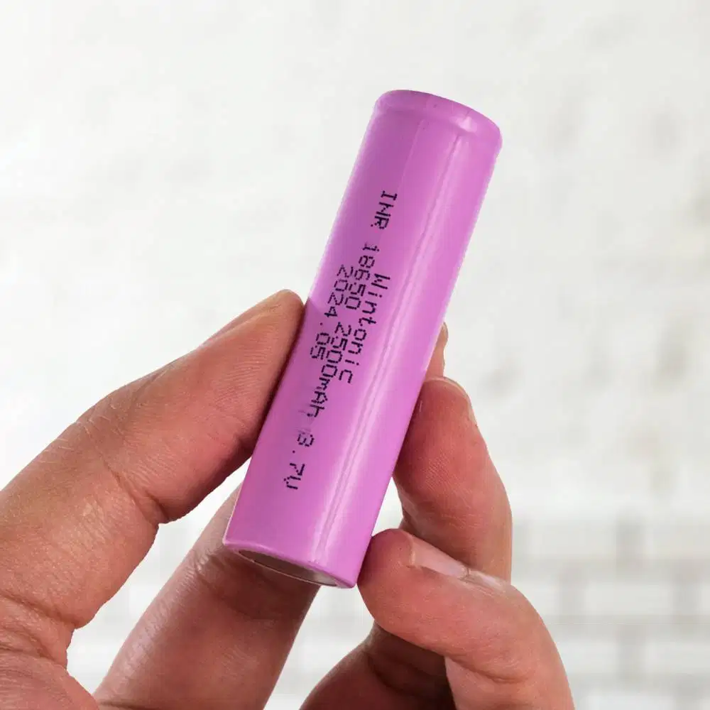 Batre Baterai Li-ion INR 18650 3.7V 2500mAh Real Capacity Original New