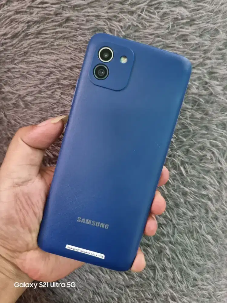 Samsung A03 Ram 4+4/128GB Murah No Minus Siap Pakai (Lokasi Cicaheum)