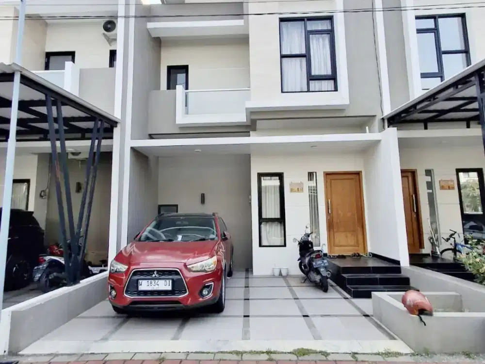 Rumah cluster Mangesti Raya Mayang Gentan 2 Lantai Cantik
