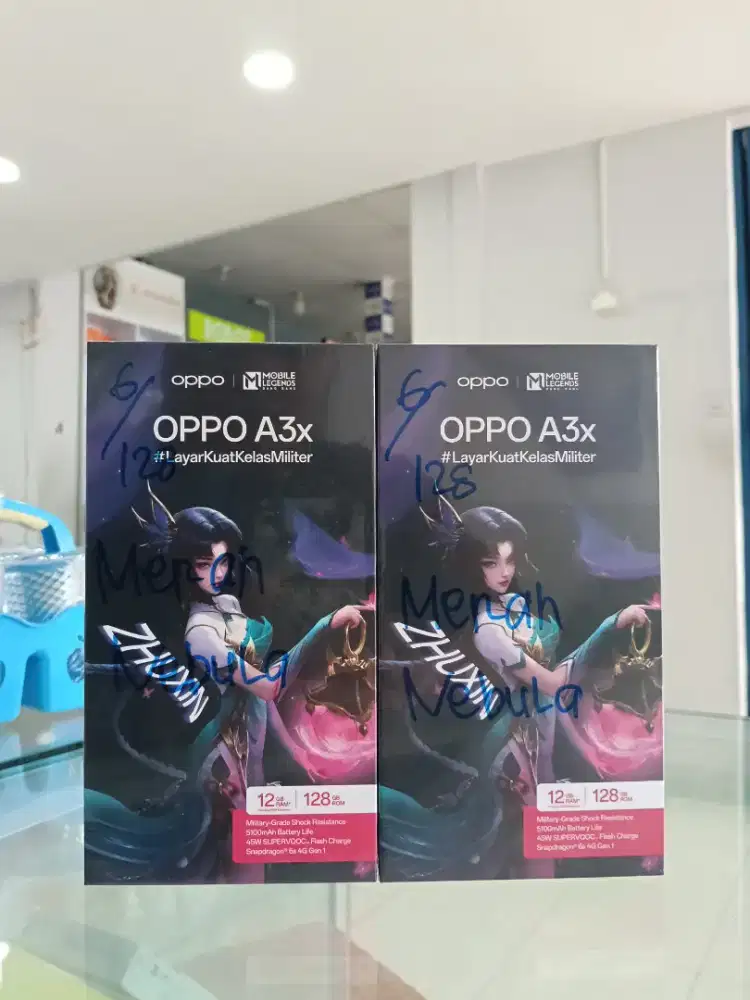 OPPO A3X 12/128 NEW, BISA TUKAR TAMBAH