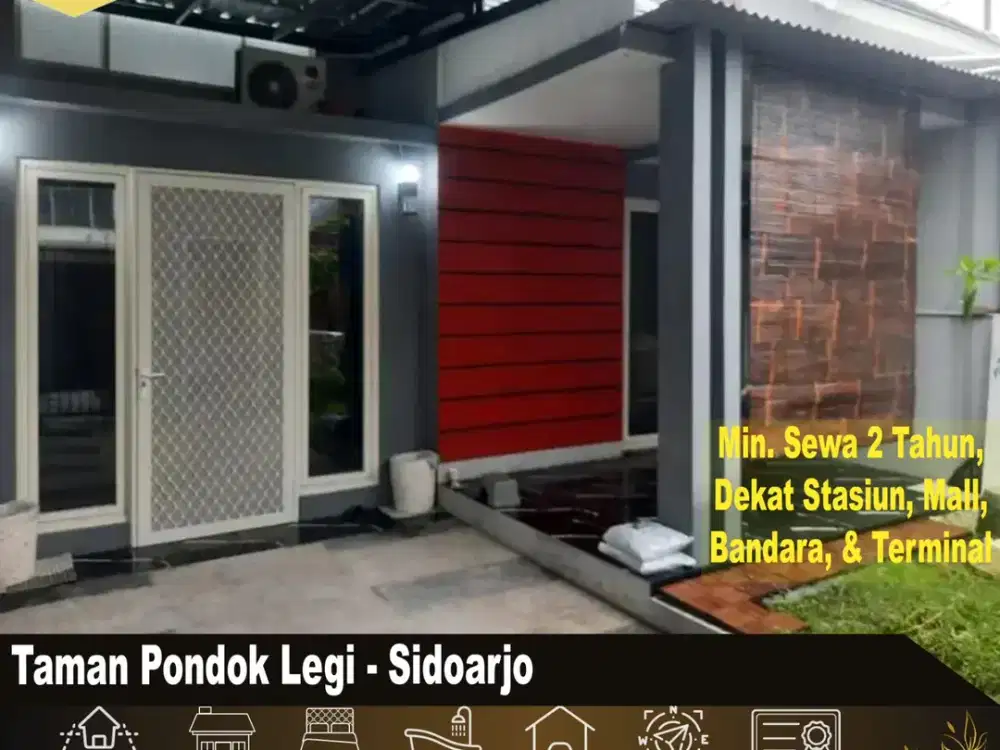 Disewakan Rumah Taman Pondok Legi Sidoarjo