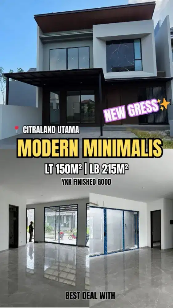 New gress minimalis citraland utama
